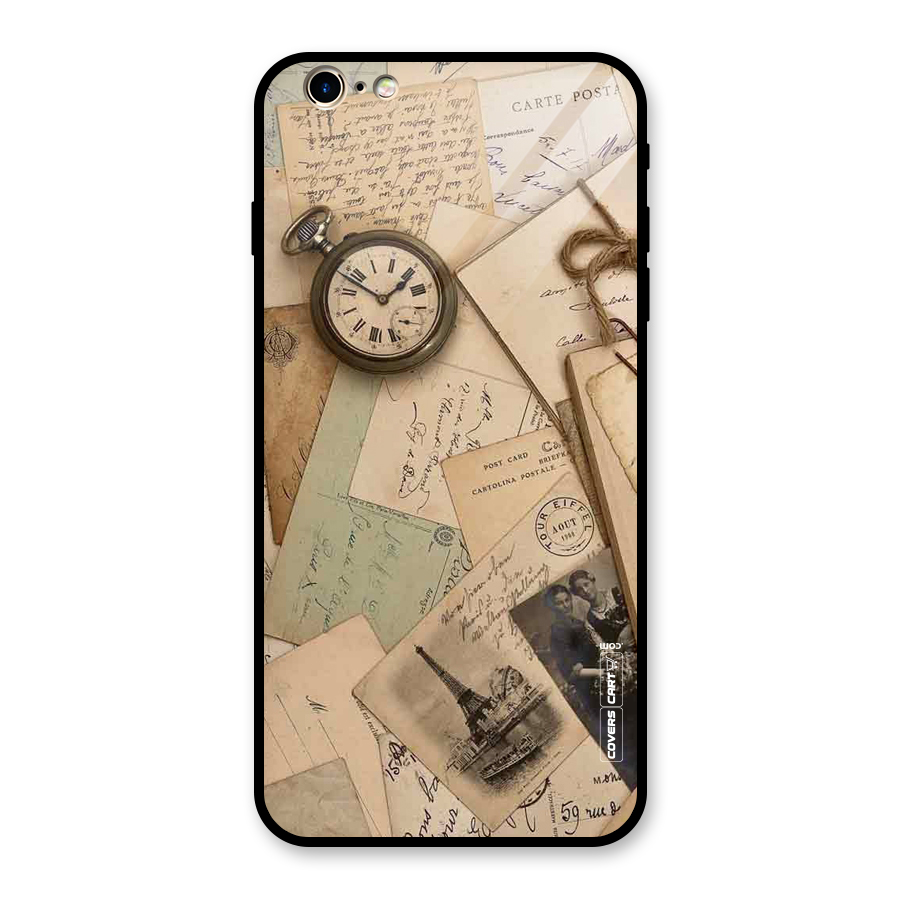 Vintage Postcards Glass Back Case for iPhone 6 Plus 6S Plus
