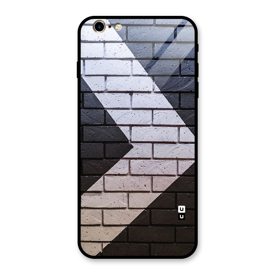 Wall Arrow Design Glass Back Case for iPhone 6 Plus 6S Plus