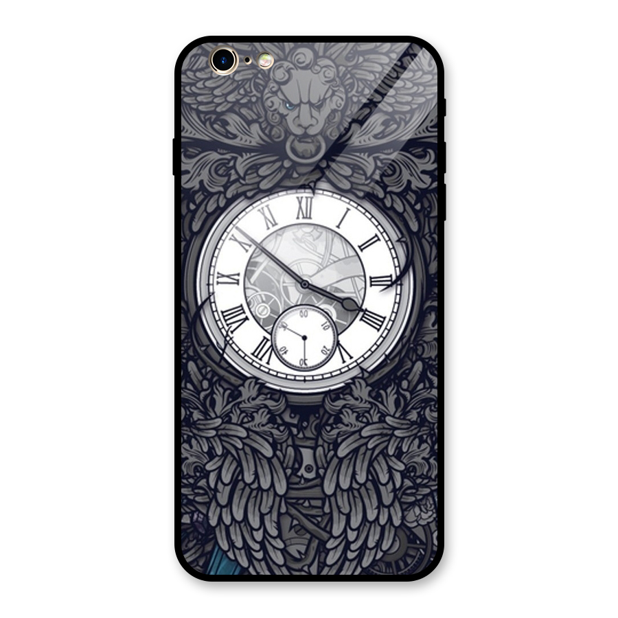Wall Clock Glass Back Case for iPhone 6 Plus 6S Plus