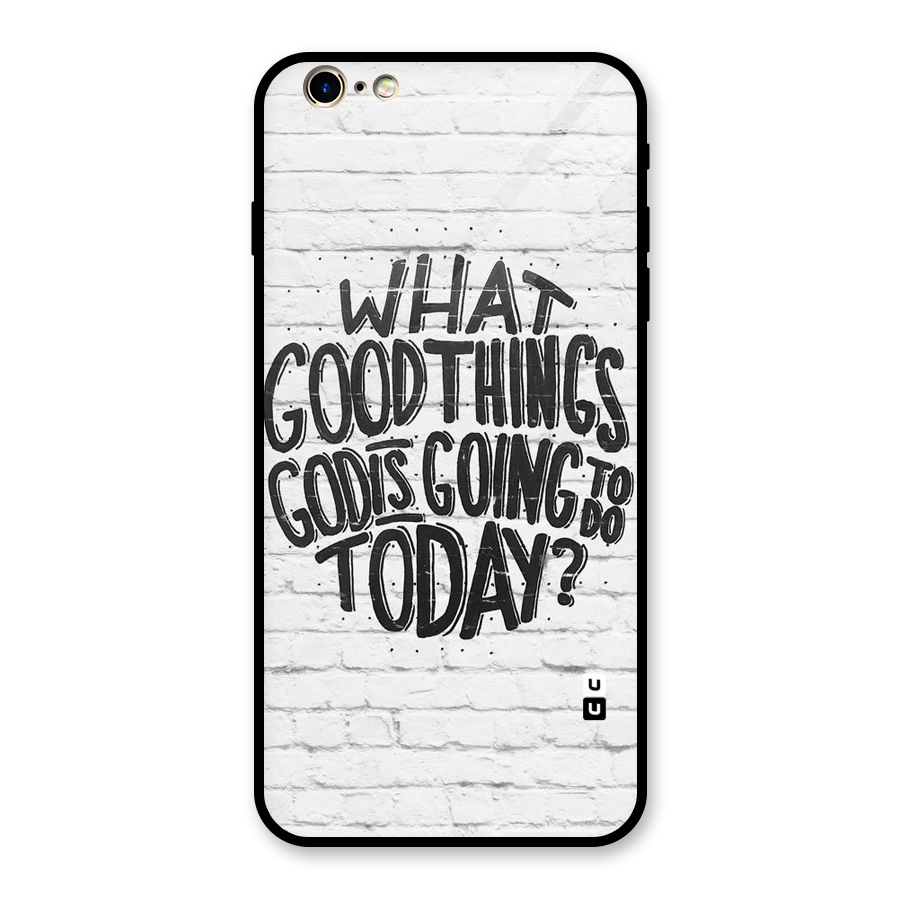 Wall Good Glass Back Case for iPhone 6 Plus 6S Plus