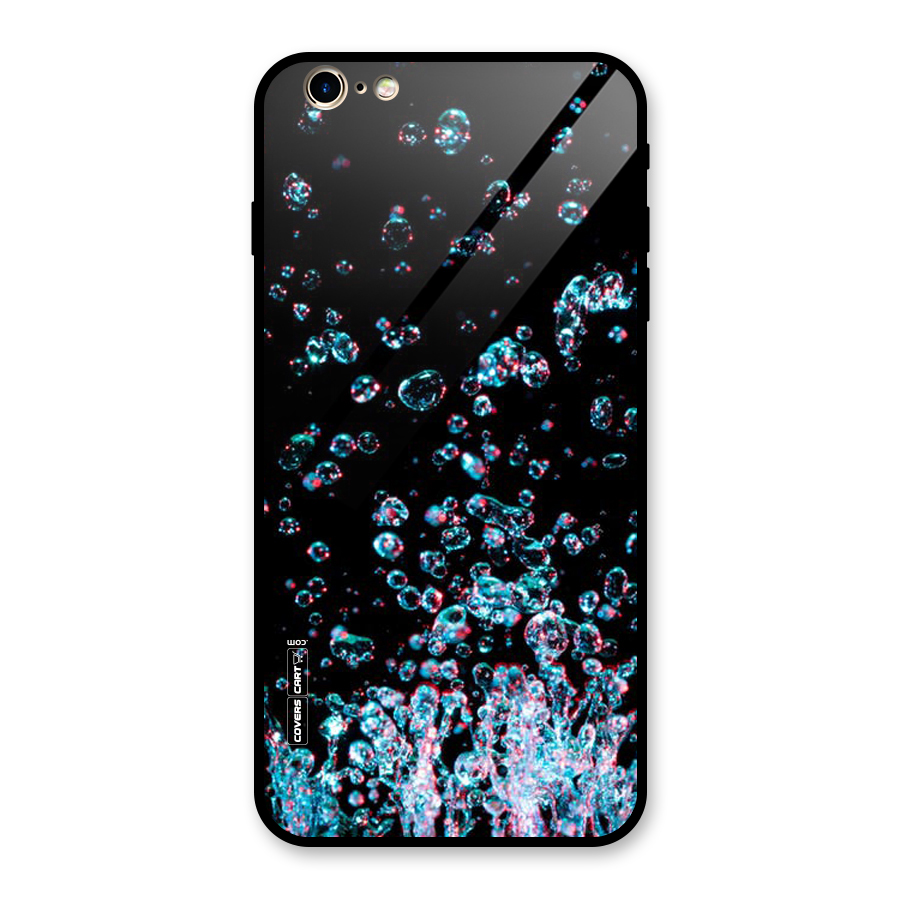 Water Droplets Glass Back Case for iPhone 6 Plus 6S Plus