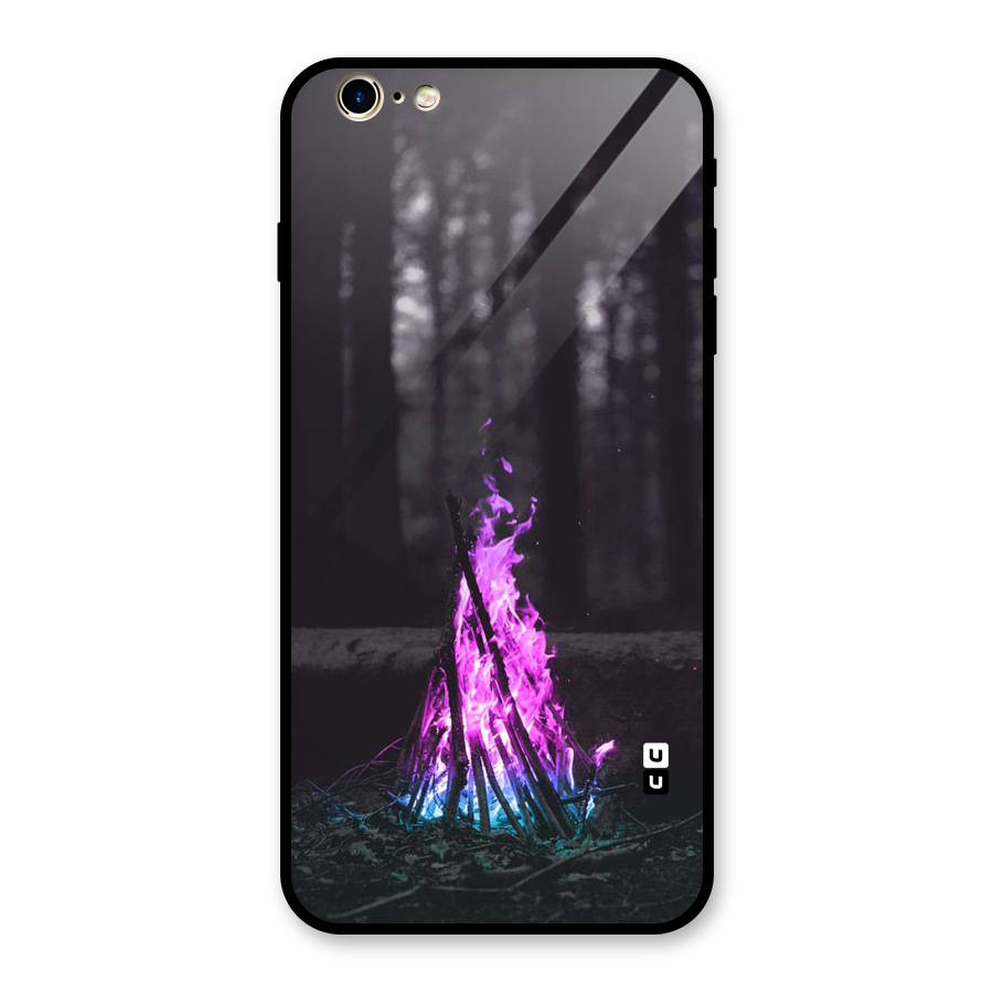 Wild Fire Glass Back Case for iPhone 6 Plus 6S Plus