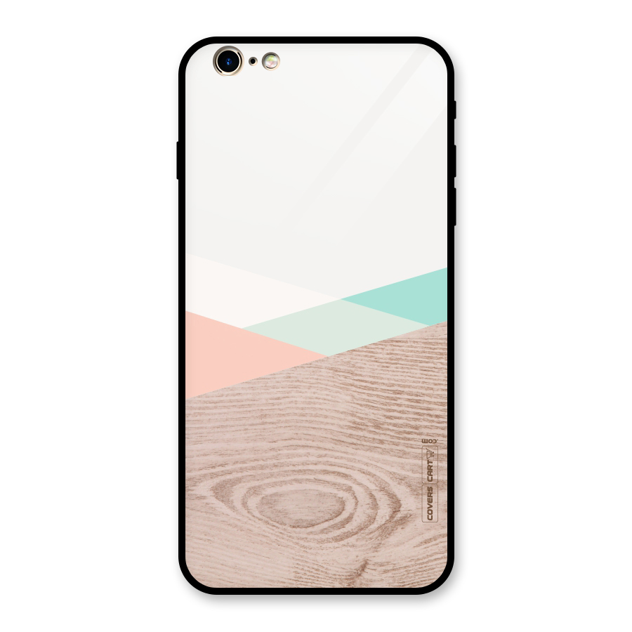 Wooden Fusion Glass Back Case for iPhone 6 Plus 6S Plus