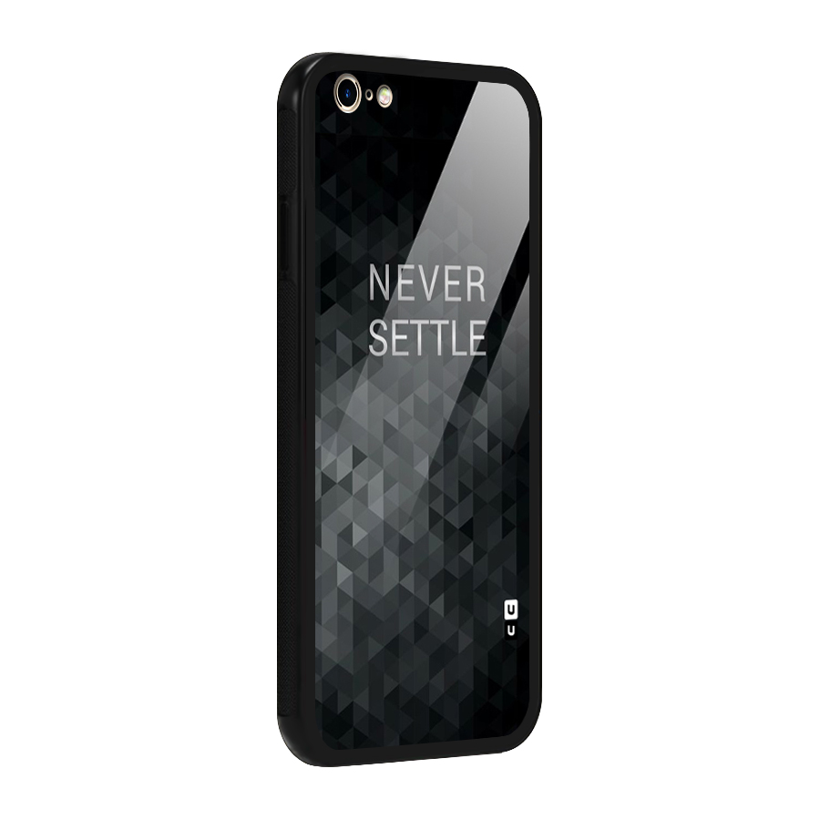 Abstract No Settle Glass Back Case for iPhone 6 Plus 6S Plus