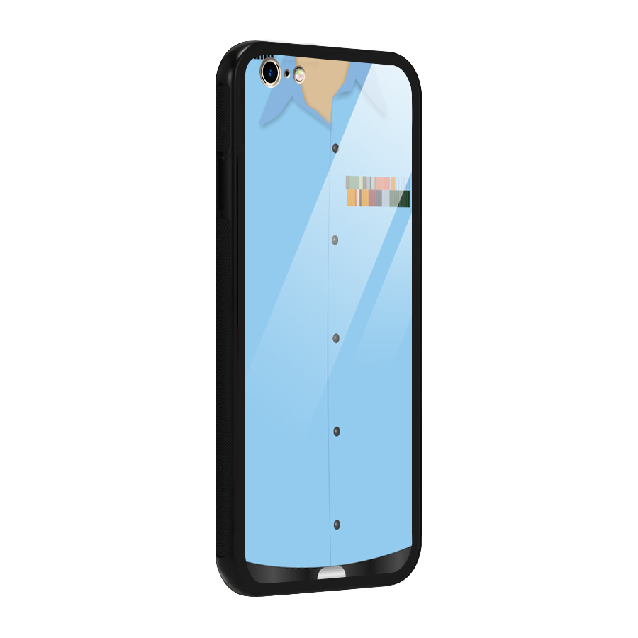 Air Force Uniform Glass Back Case for iPhone 6 Plus 6S Plus