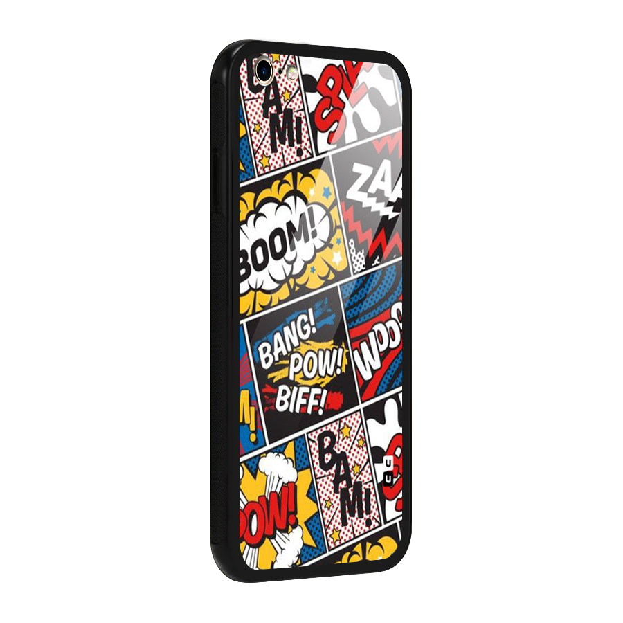 Bam Pattern Glass Back Case for iPhone 6 Plus 6S Plus