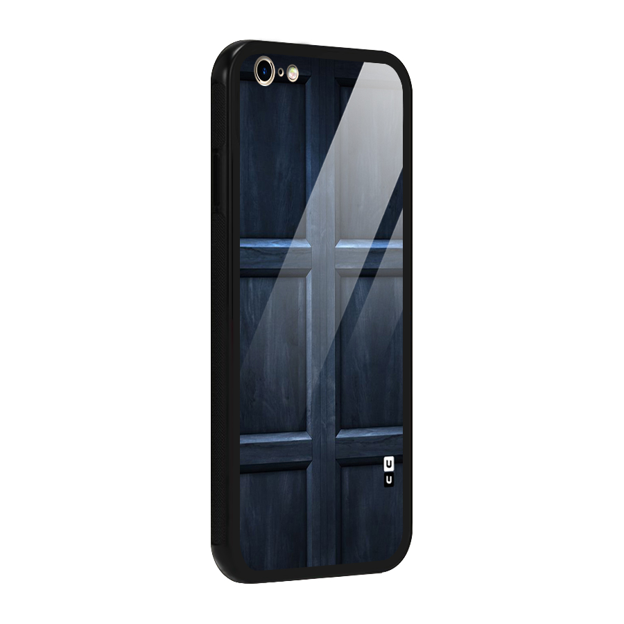 Blue Door Design Glass Back Case for iPhone 6 Plus 6S Plus