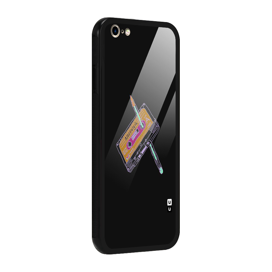 Casette Nostalgia Glass Back Case for iPhone 6 Plus 6S Plus