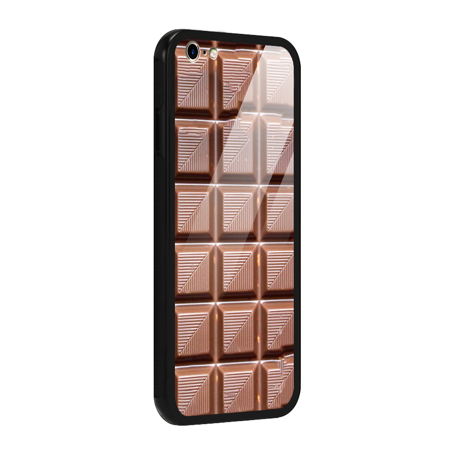 Chocolate Tiles Glass Back Case for iPhone 6 Plus 6S Plus