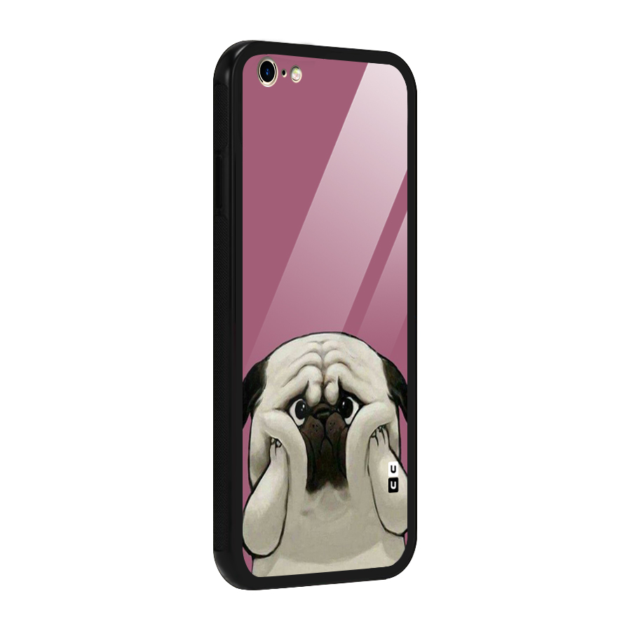 Chubby Doggo Glass Back Case for iPhone 6 Plus 6S Plus