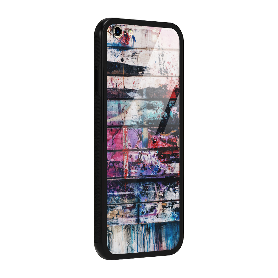 Classic Art Splash Glass Back Case for iPhone 6 Plus 6S Plus