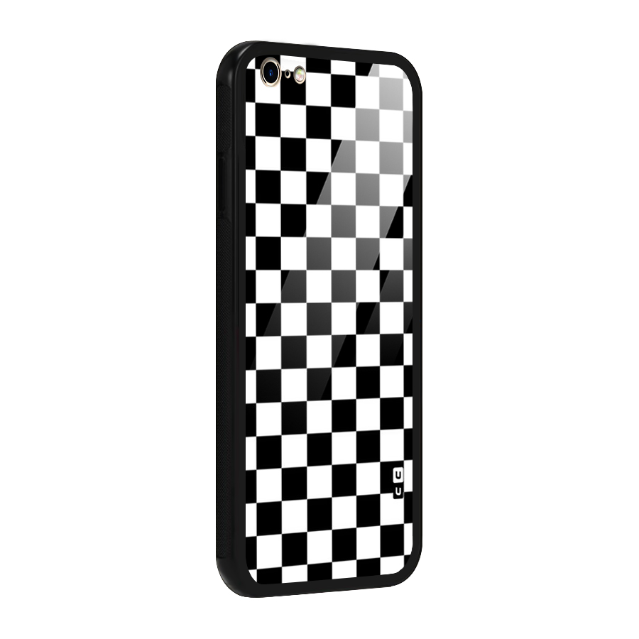 Classic Check Glass Back Case for iPhone 6 Plus 6S Plus