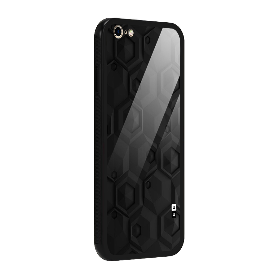Classic Hexa Glass Back Case for iPhone 6 Plus 6S Plus