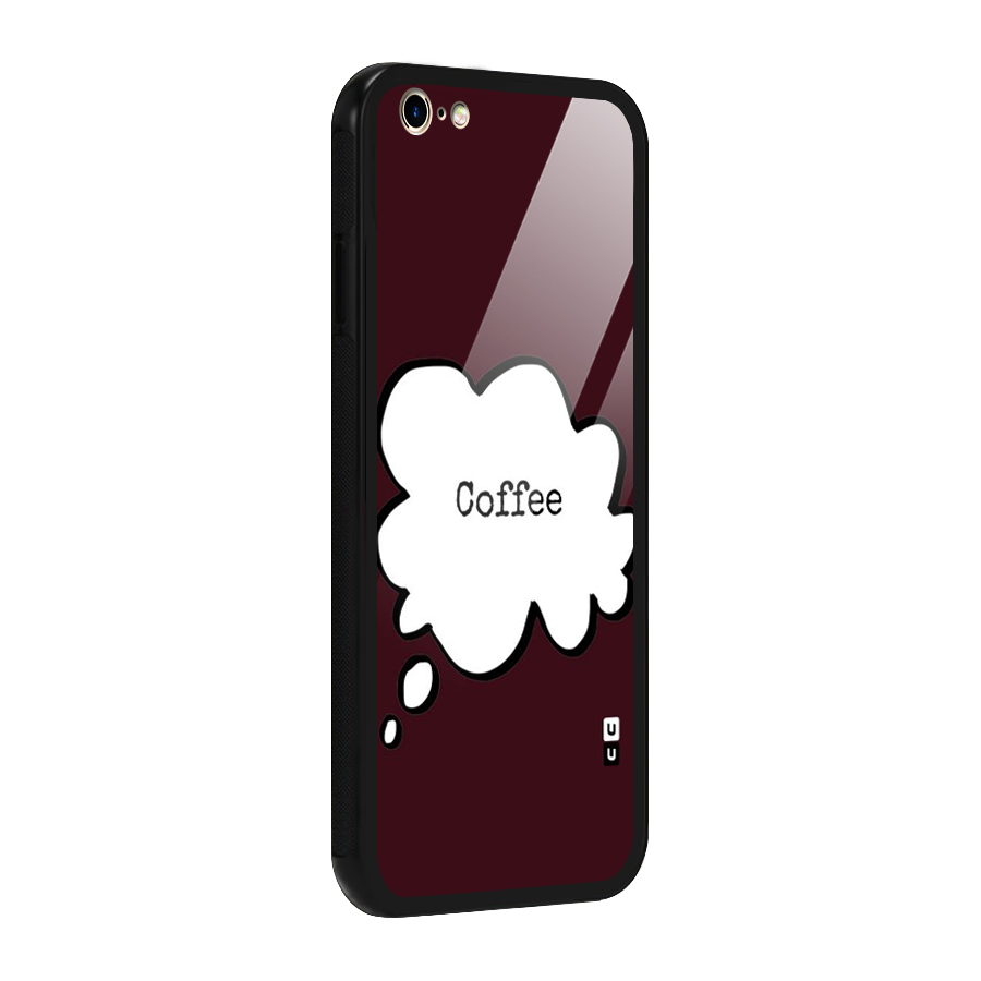 Coffee Bubble Glass Back Case for iPhone 6 Plus 6S Plus