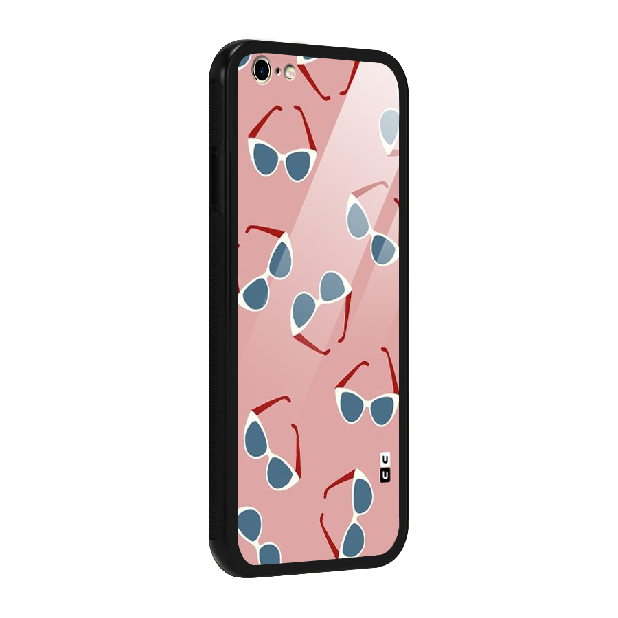 Cool Shades Pattern Glass Back Case for iPhone 6 Plus 6S Plus