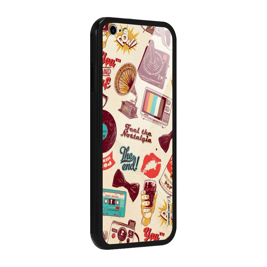 Feel The Nostalgia Glass Back Case for iPhone 6 Plus 6S Plus