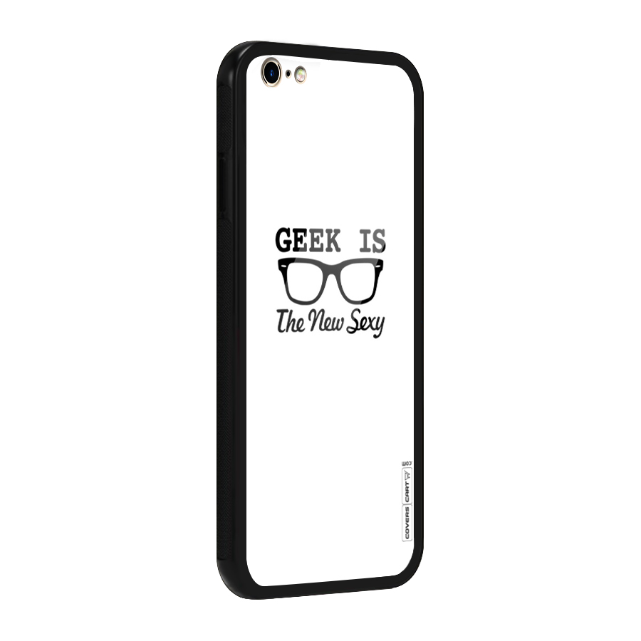 Geek Is The New Sexy Glass Back Case for iPhone 6 Plus 6S Plus