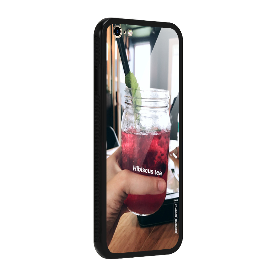 Hibiscus Tea Glass Back Case for iPhone 6 Plus 6S Plus