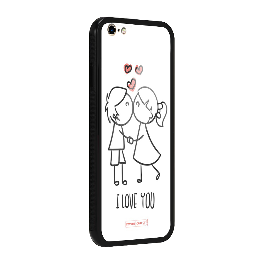 I Love You Glass Back Case for iPhone 6 Plus 6S Plus