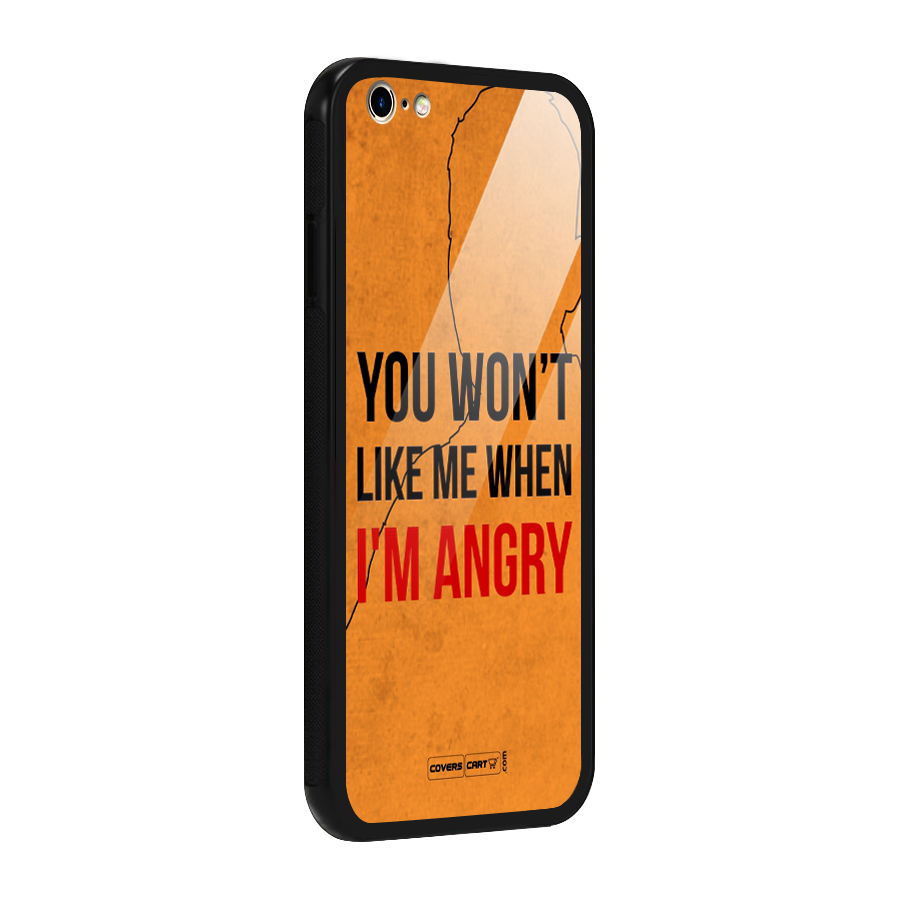 I m Angry Glass Back Case for iPhone 6 Plus 6S Plus