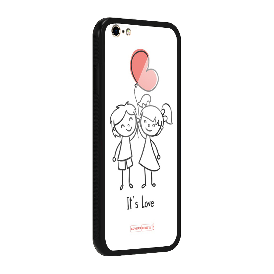 Its Love Glass Back Case for iPhone 6 Plus 6S Plus