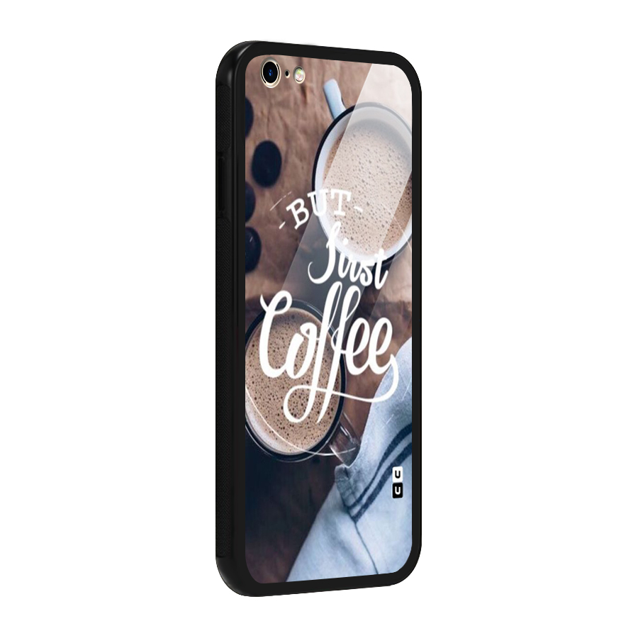 Just Coffee Glass Back Case for iPhone 6 Plus 6S Plus