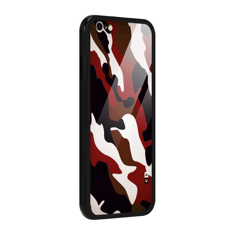 Leapord Pattern Glass Back Case for iPhone 6 Plus 6S Plus