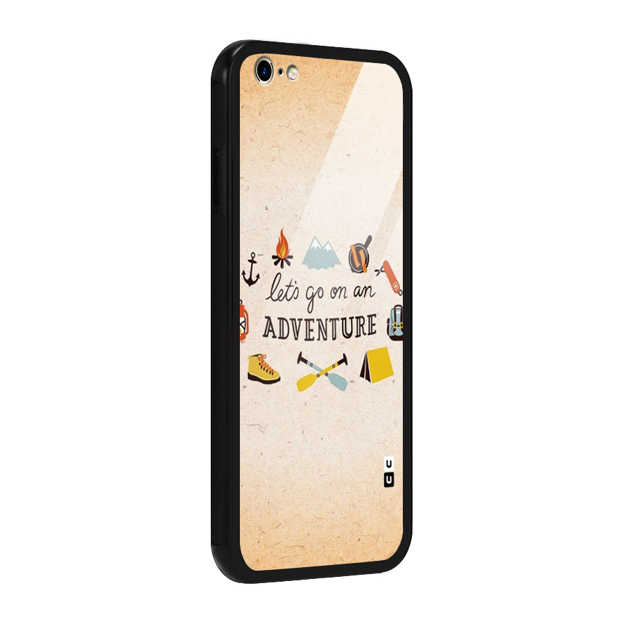 Lets Adventure Life Glass Back Case for iPhone 6 Plus 6S Plus