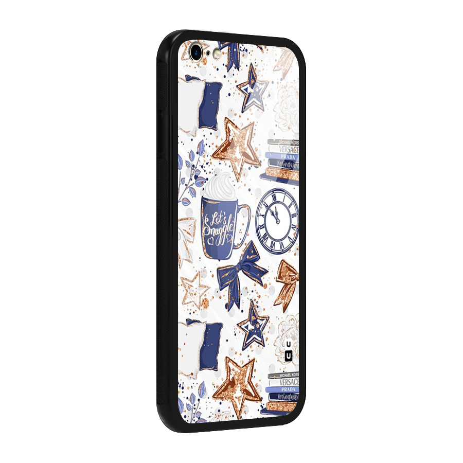 Lets Snuggle Glass Back Case for iPhone 6 Plus 6S Plus