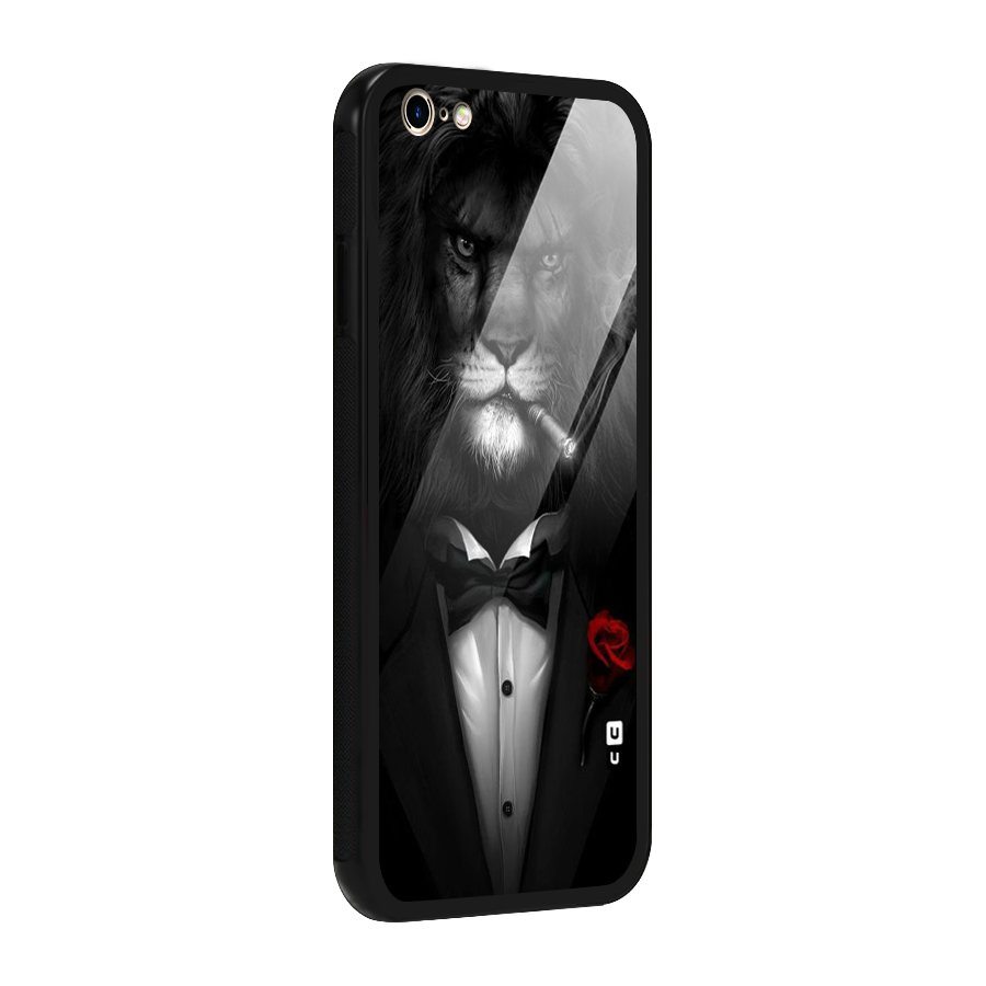 Lion Class Glass Back Case for iPhone 6 Plus 6S Plus