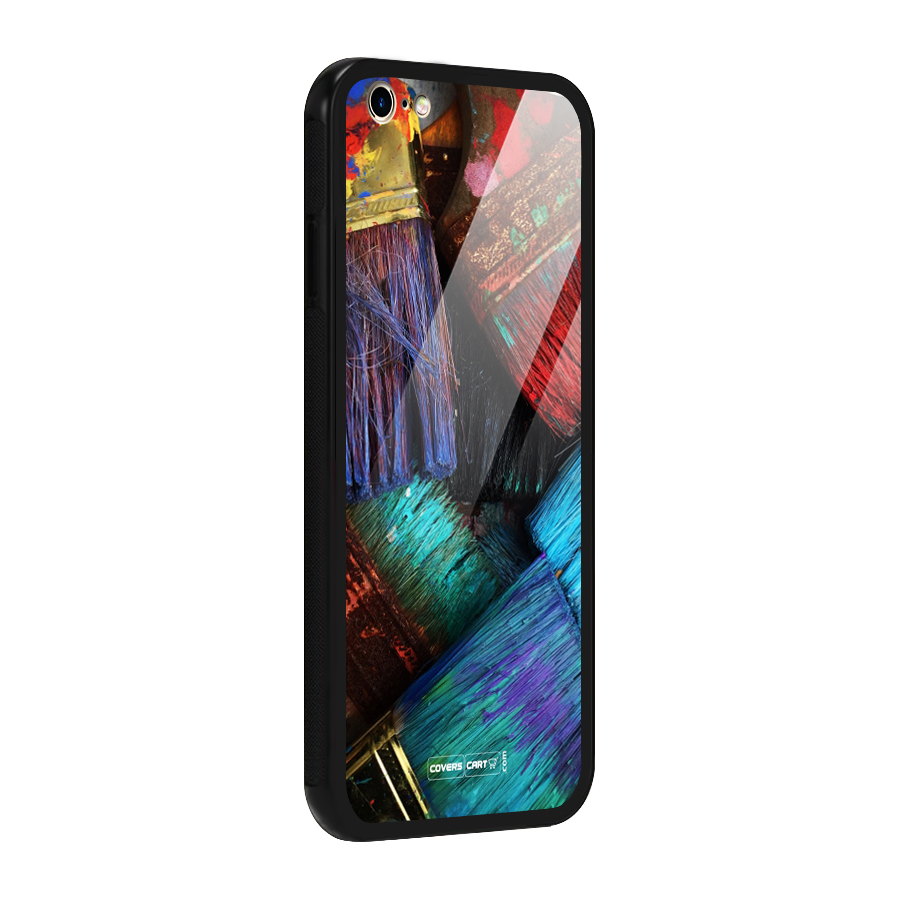 Magic Brushes Glass Back Case for iPhone 6 Plus 6S Plus