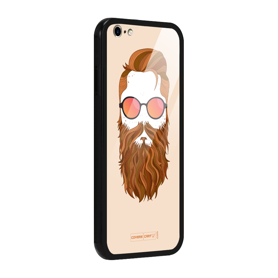 Man in Beard Glass Back Case for iPhone 6 Plus 6S Plus