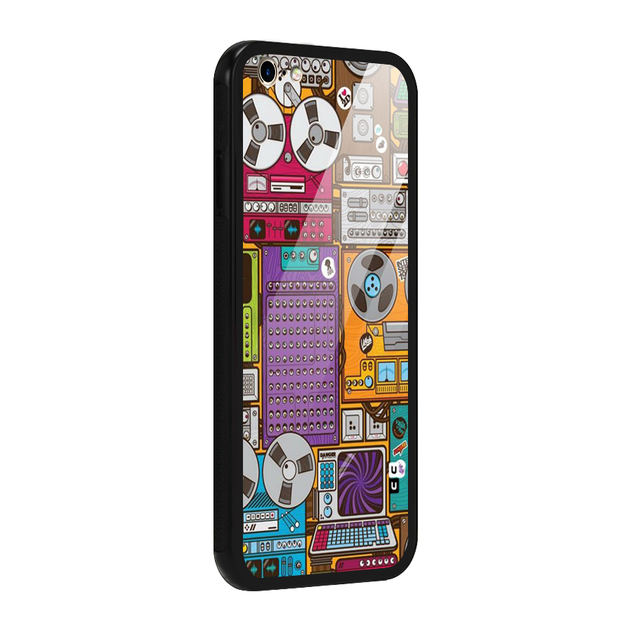 Music Decks Glass Back Case for iPhone 6 Plus 6S Plus