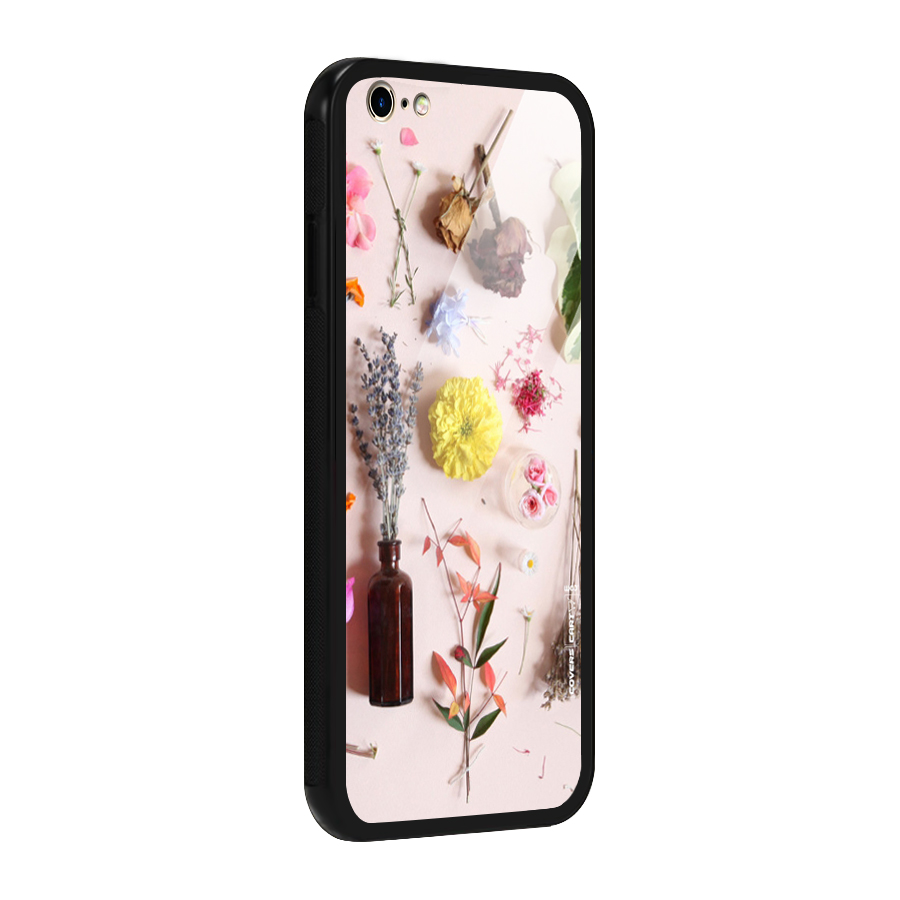Old Petals Glass Back Case for iPhone 6 Plus 6S Plus