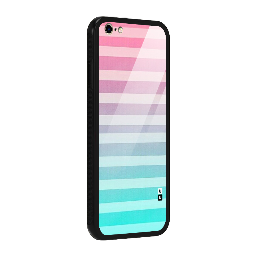 Pastel Ombre Glass Back Case for iPhone 6 Plus 6S Plus