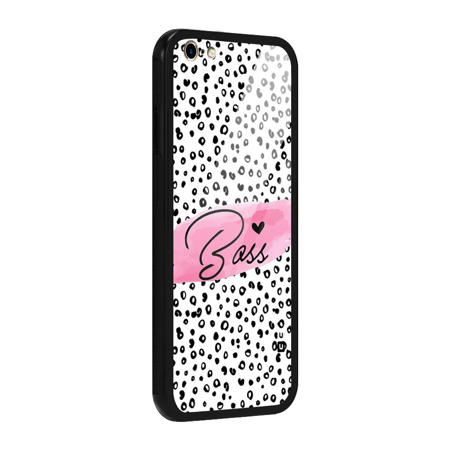 Polka Boss Glass Back Case for iPhone 6 Plus 6S Plus