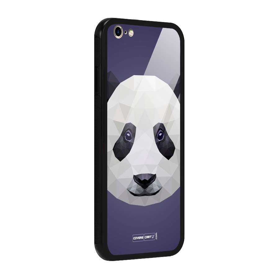 Polygon Panda Glass Back Case for iPhone 6 Plus 6S Plus