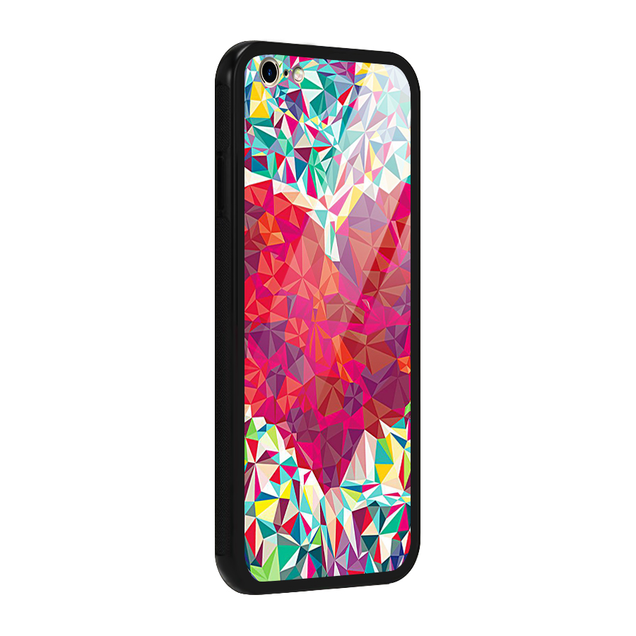 Scrumbled Heart Glass Back Case for iPhone 6 Plus 6S Plus