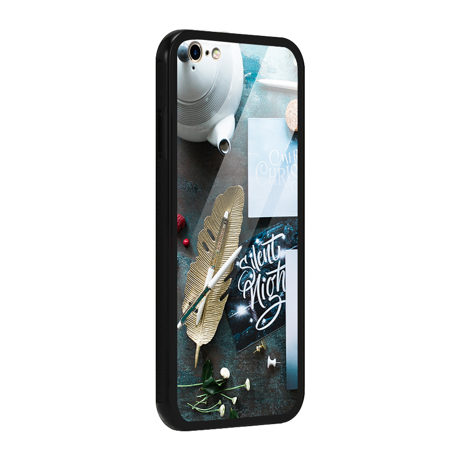 Silent Night Celebrations Glass Back Case for iPhone 6 Plus 6S Plus