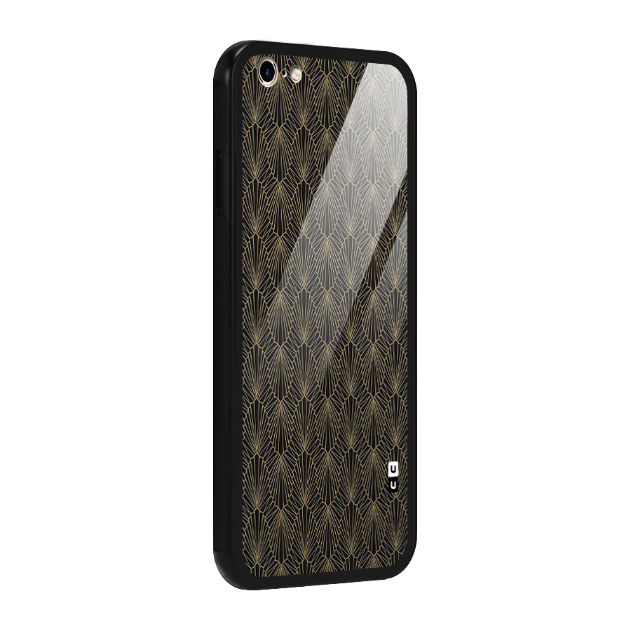 Small Hills Lines Glass Back Case for iPhone 6 Plus 6S Plus