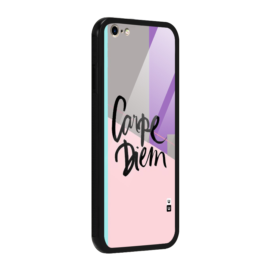 Stripes Black Diem Glass Back Case for iPhone 6 Plus 6S Plus