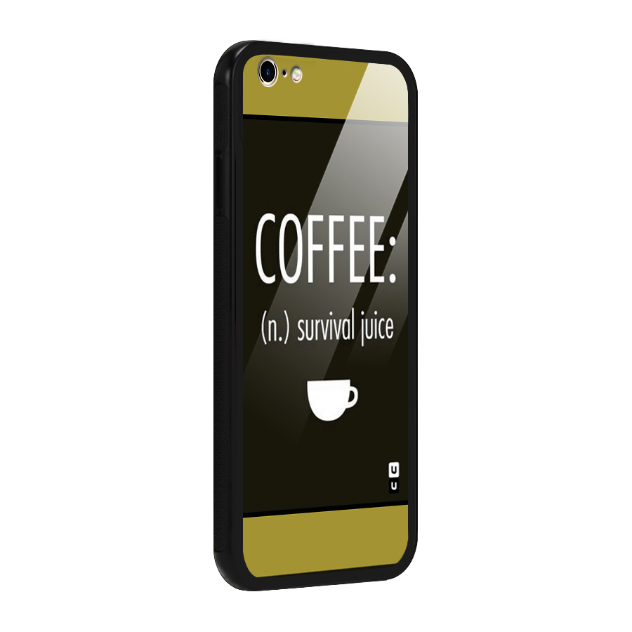 Survival Juice Glass Back Case for iPhone 6 Plus 6S Plus