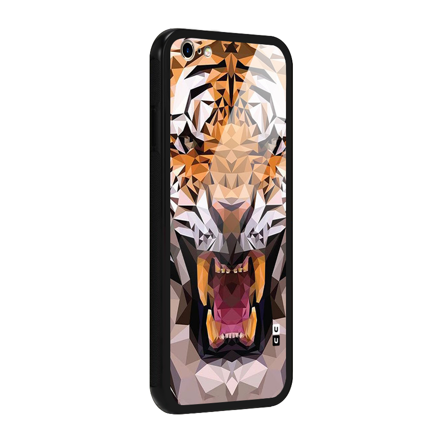 Tiger Abstract Art Glass Back Case for iPhone 6 Plus 6S Plus