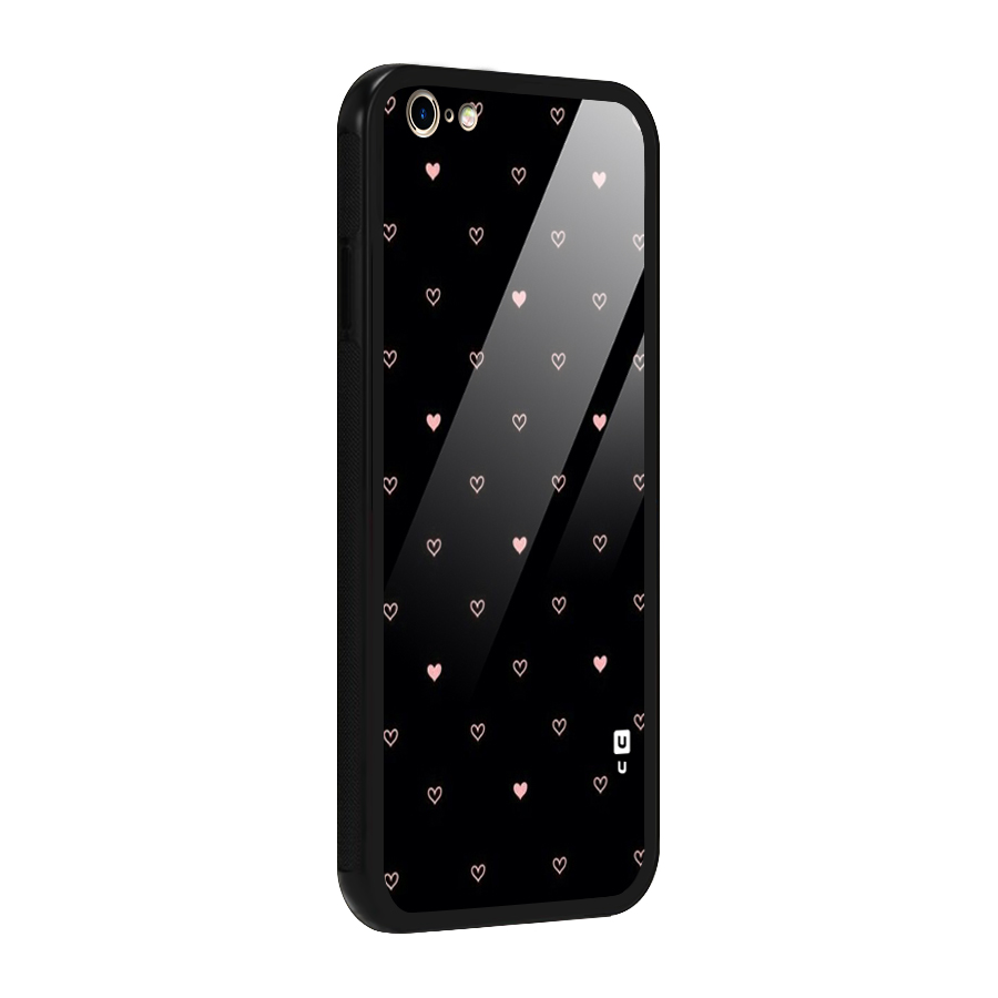 Tiny Little Pink Pattern Glass Back Case for iPhone 6 Plus 6S Plus