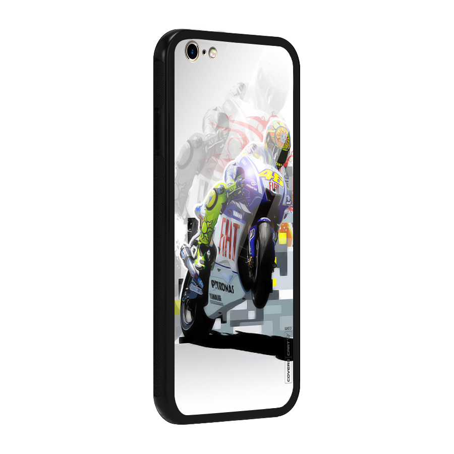 Valentino Rossi Glass Back Case for iPhone 6 Plus 6S Plus