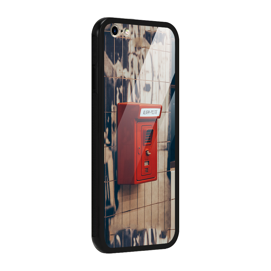 Vintage Alarm Glass Back Case for iPhone 6 Plus 6S Plus