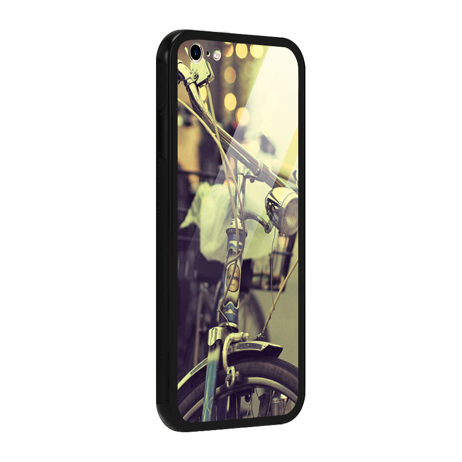 Vintage Bicycle Glass Back Case for iPhone 6 Plus 6S Plus