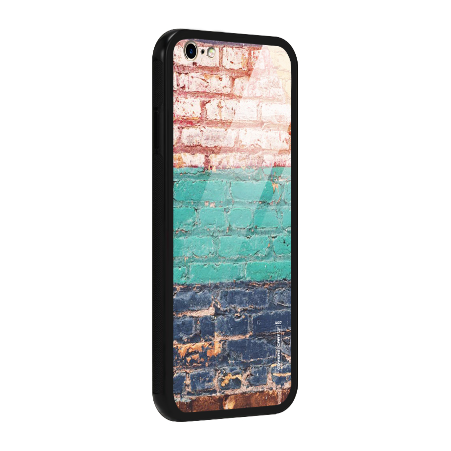 Wall Grafitty Glass Back Case for iPhone 6 Plus 6S Plus