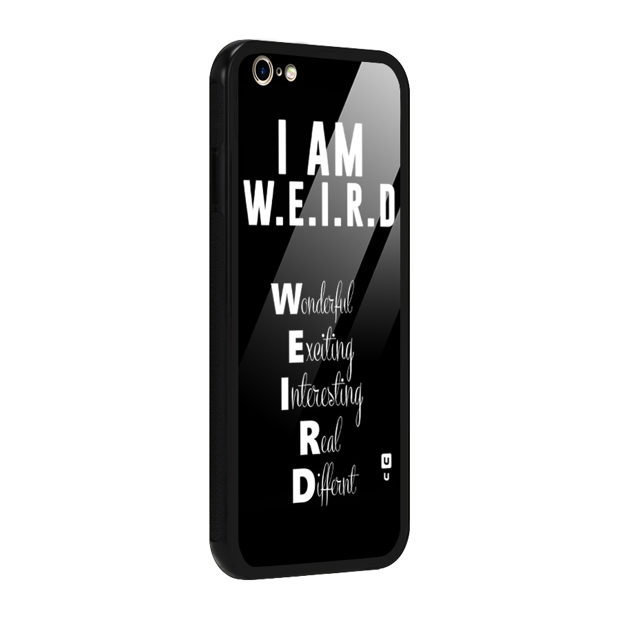 Weird Me Glass Back Case for iPhone 6 Plus 6S Plus