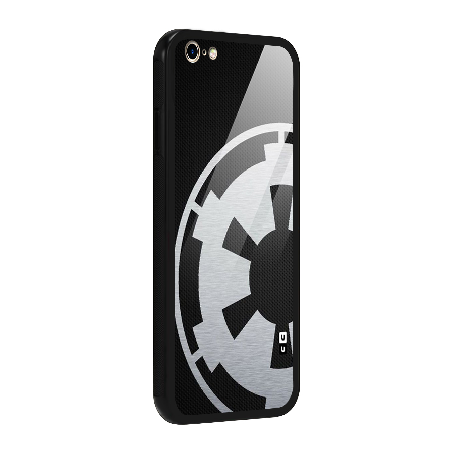 White Wheel Glass Back Case for iPhone 6 Plus 6S Plus